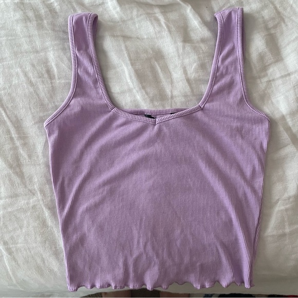PURPLE TANK TOP - Picture 2 of 4